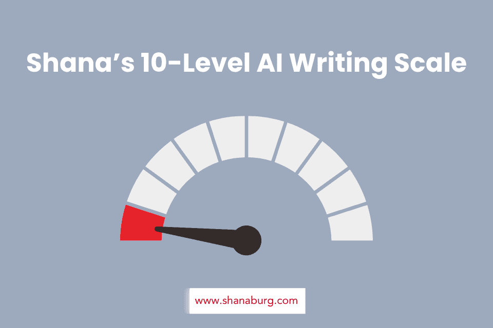 Shana's 10-Level AI Writing Scale